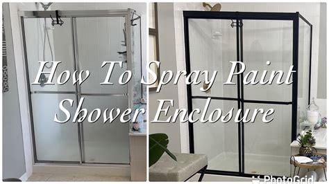 painting metal shower enclosure|diy aluminum shower enclosure.